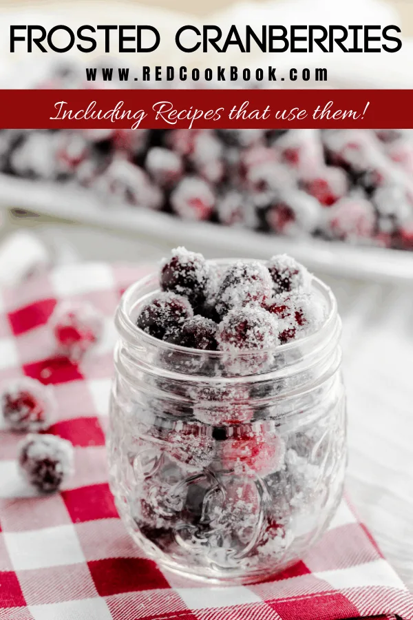 These sugar-coated cranberries are incredibly easy to make and taste desserts to the next level! Great as a garnish on cupcakes, cakes, pies, and other Christmas desserts.