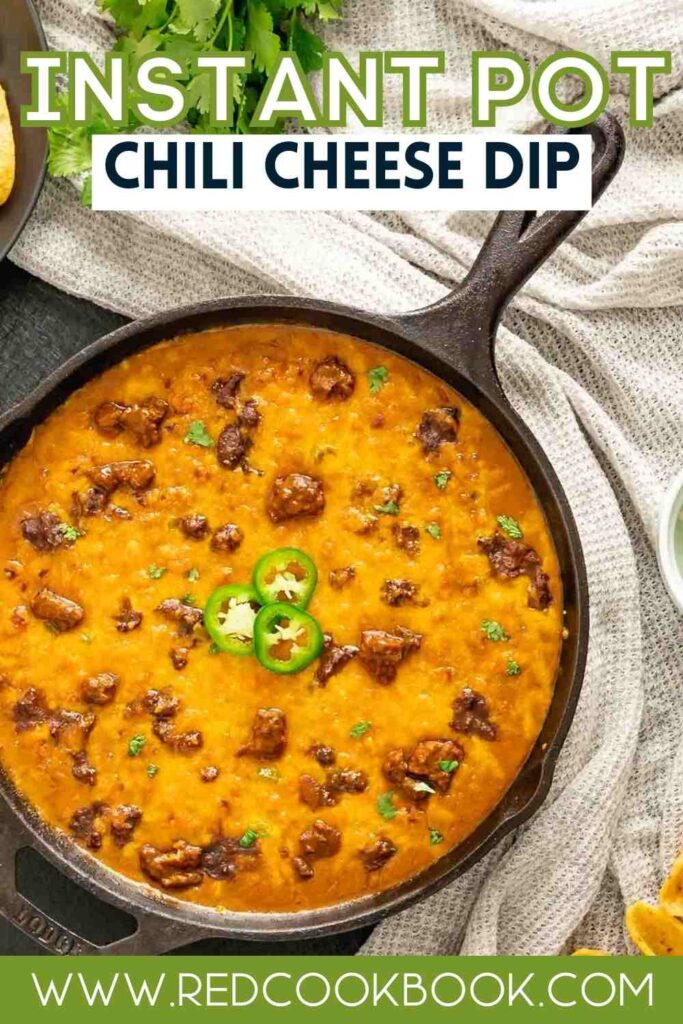 Instant Pot Chili Cheese Dip 1